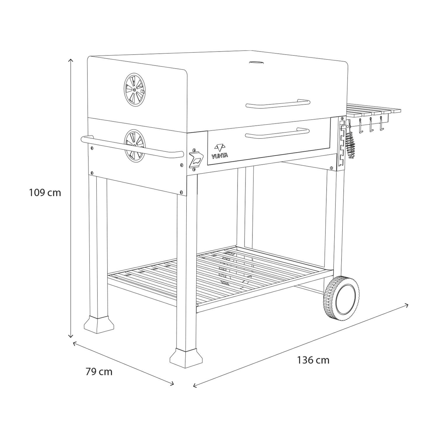 Parrilla Modular Siete Fuegos
