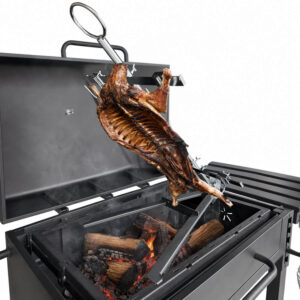 Asador Vertical para parrilla Siete fuegos